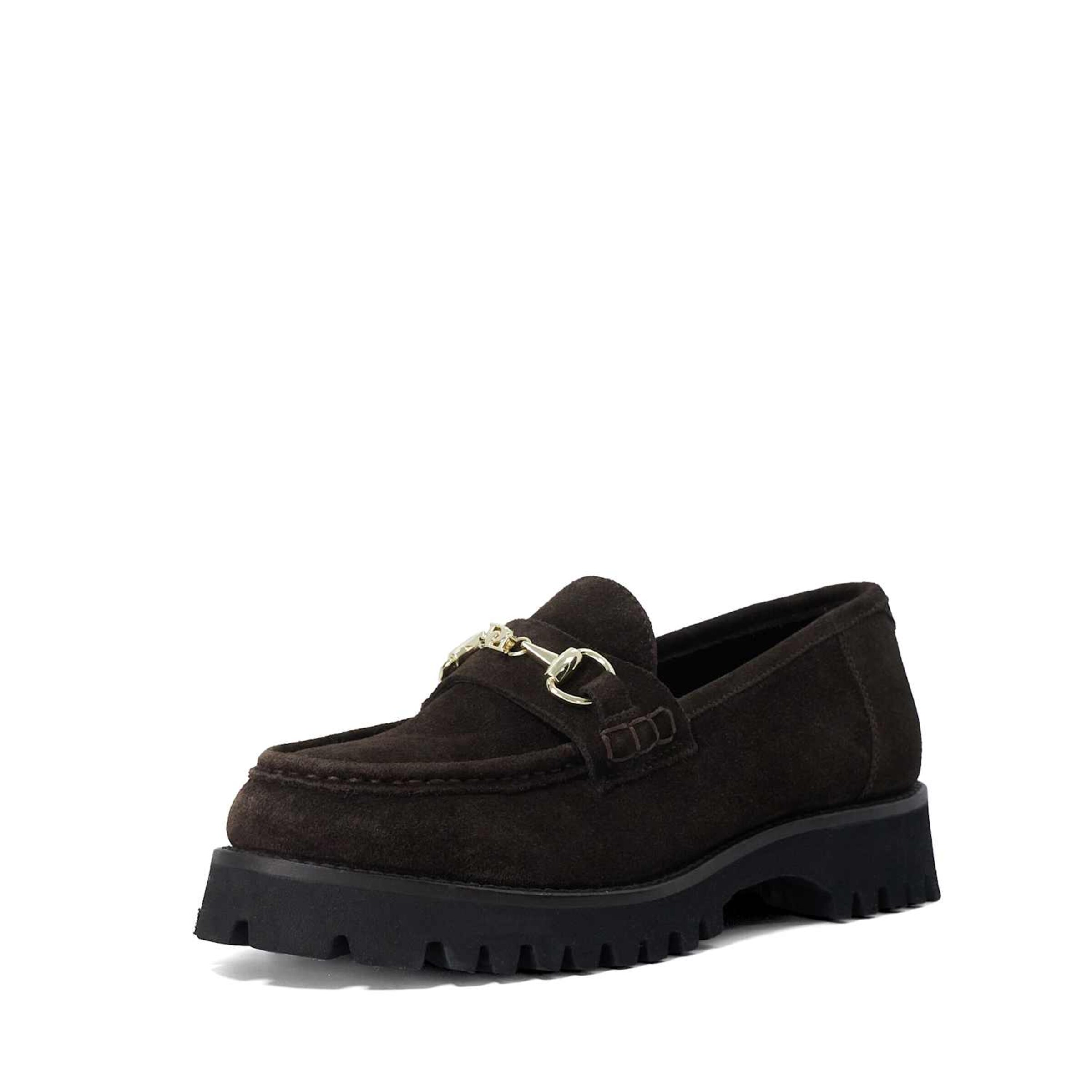 Dune LONDON Slipper 'Grissini' in 38 in dunkelbraun, Produktansicht