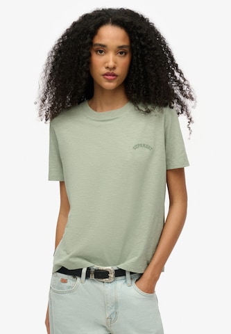 Superdry Shirt 'Essential' in Green: front