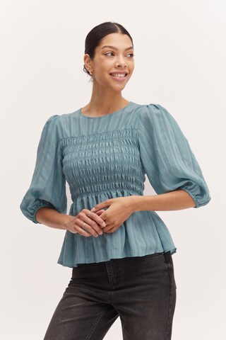 b.young Blouse 'ILAURI' in Blue: front