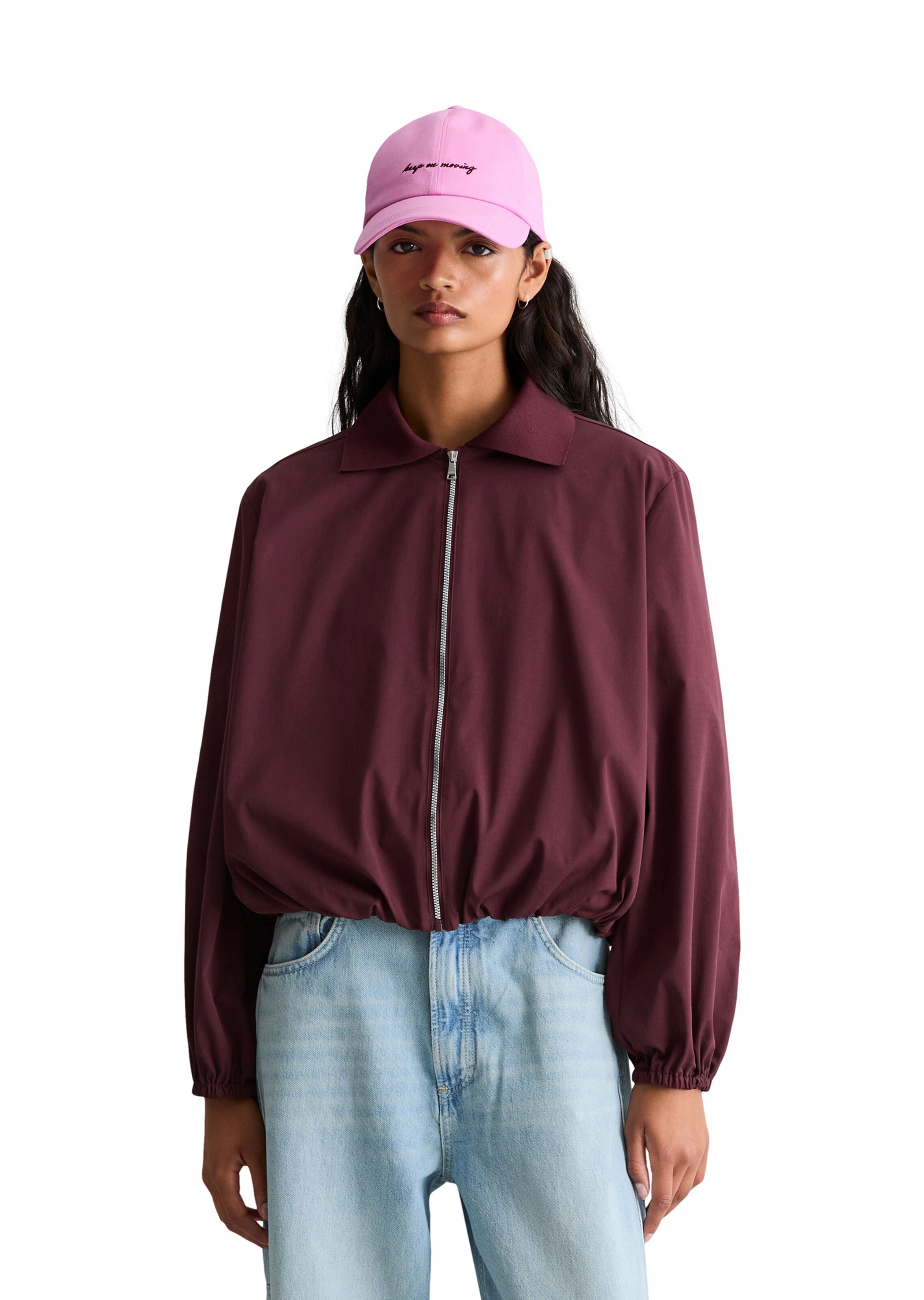 Marc O'Polo Between-Season Jacket in Red: front