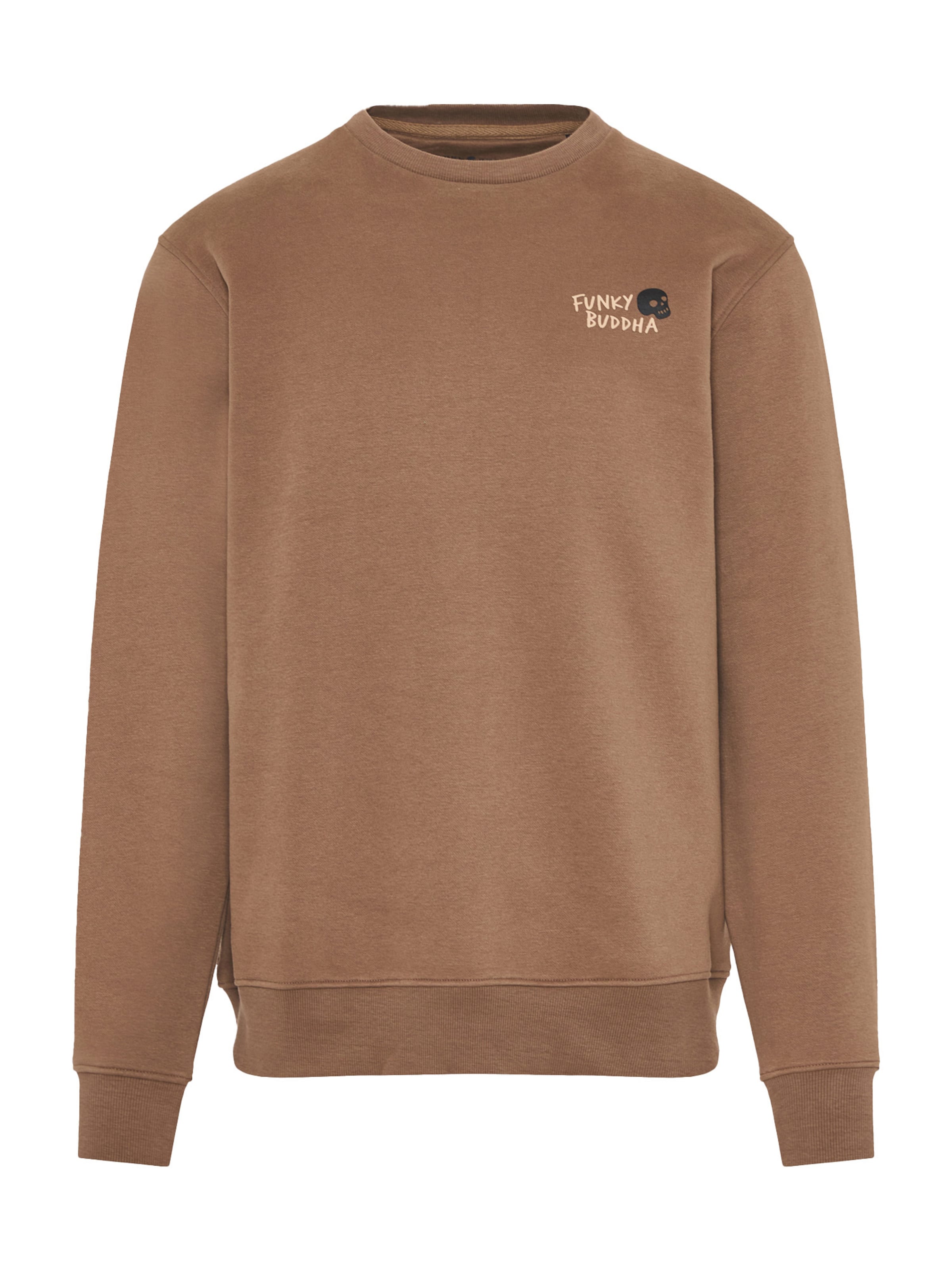 Funky Buddha Sweatshirt i brun: forside