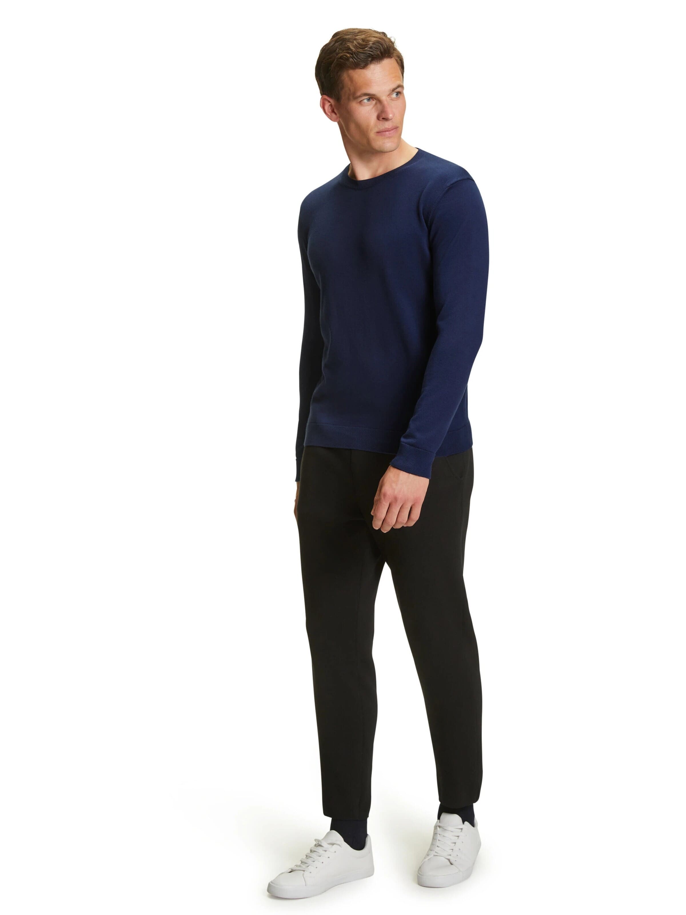 FALKE Sweater 'Cotton Knit' in Blue
