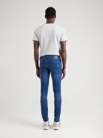 JACK & JONES Skinny Džíny 'LIAM' – modrá