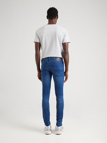 Skinny Jeans 'LIAM' de la JACK & JONES pe albastru
