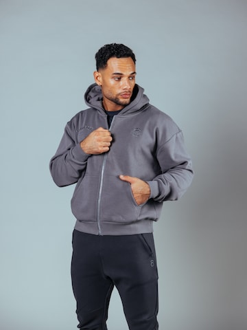 Lifters Zip-Up Hoodie in Grey