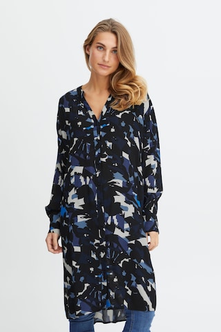 Fransa Shirt Dress 'Helena' in Blue: front