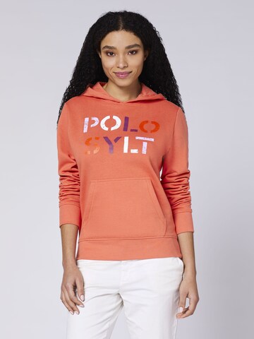 Polo Sylt Sweatshirt in Red: front