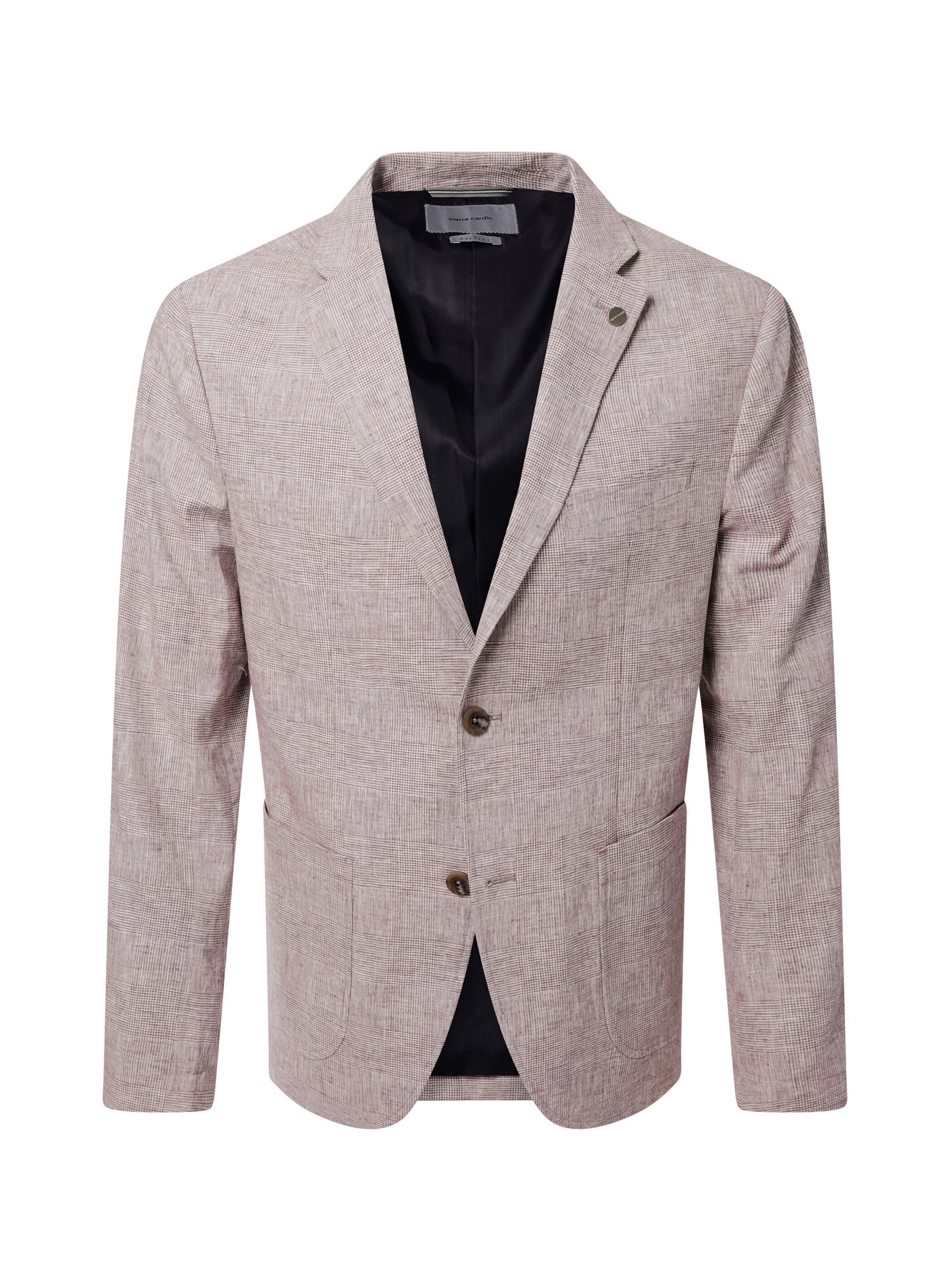 PIERRE CARDIN Slim fit Colbert 'Mael' in Beige: voorkant