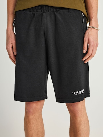 Funky Buddha regular Παντελόνι σε μαύρο