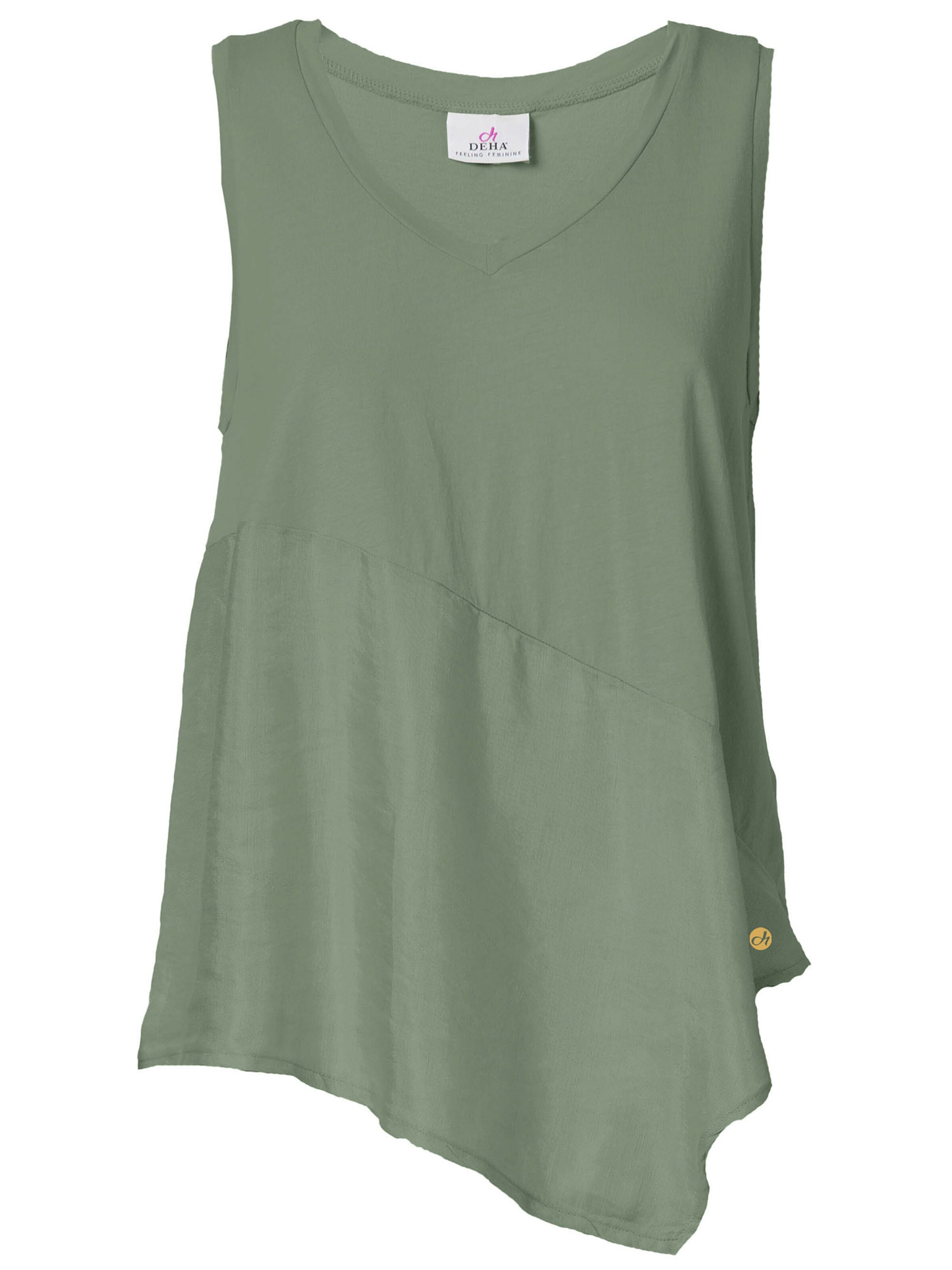 DEHA Top in Groen: voorkant