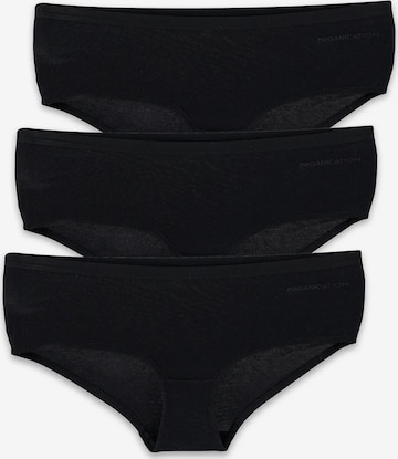 Organication Wäsche in Schwarz: Vorderseite