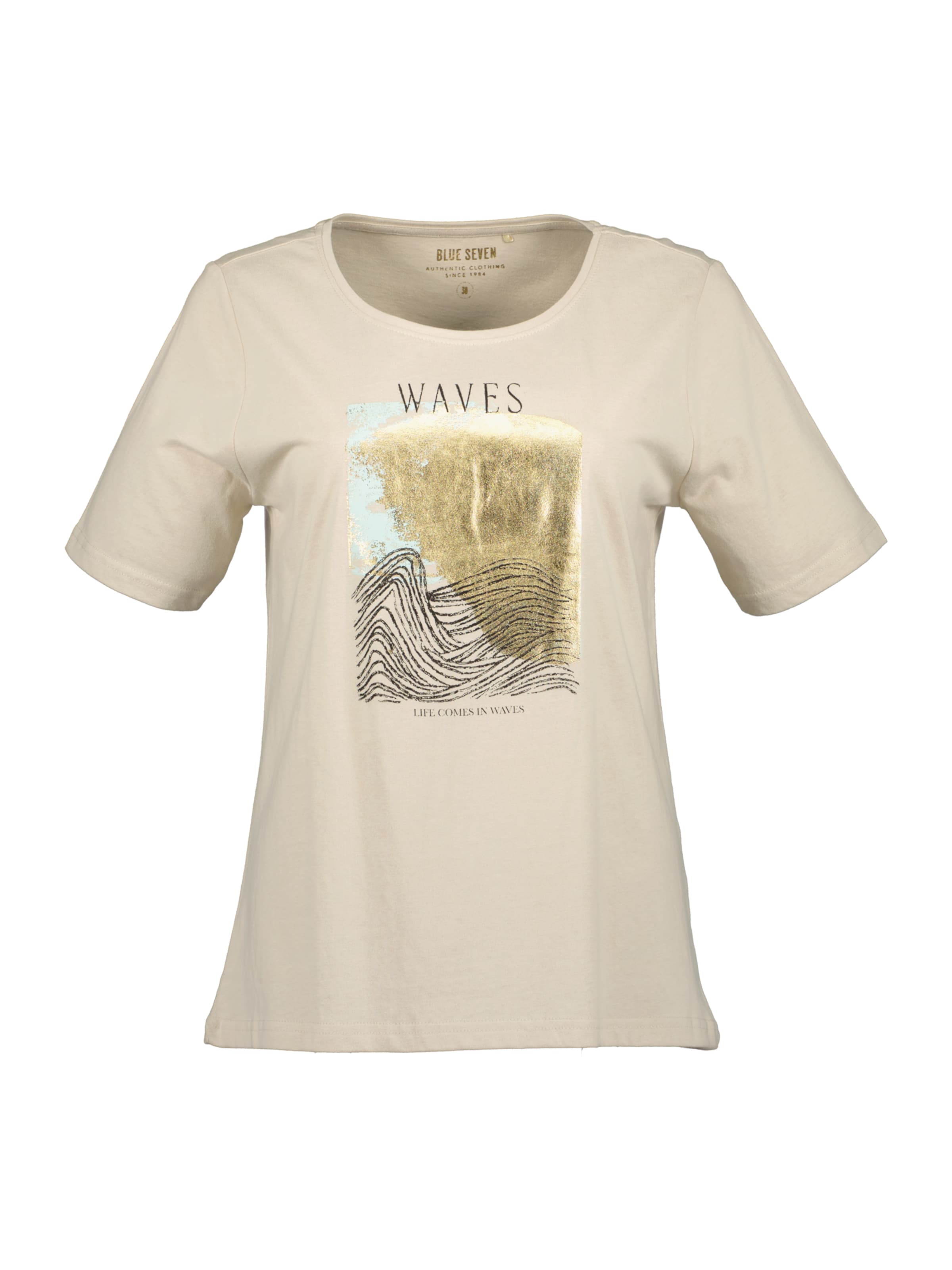 BLUE SEVEN T-Shirt in Beige: Vorderseite