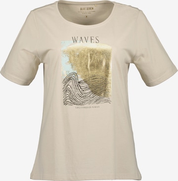 BLUE SEVEN T-Shirt in Beige: Vorderseite