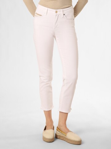 Cambio Skinny Jeans 'Piper' in White: front