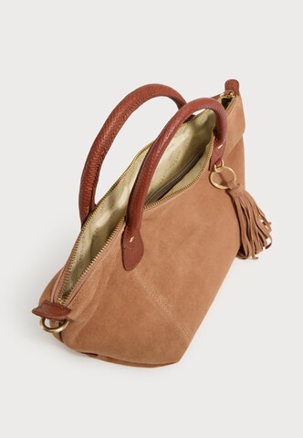 Harbour 2nd - Shopper 'Sofia' en marrón: arriba