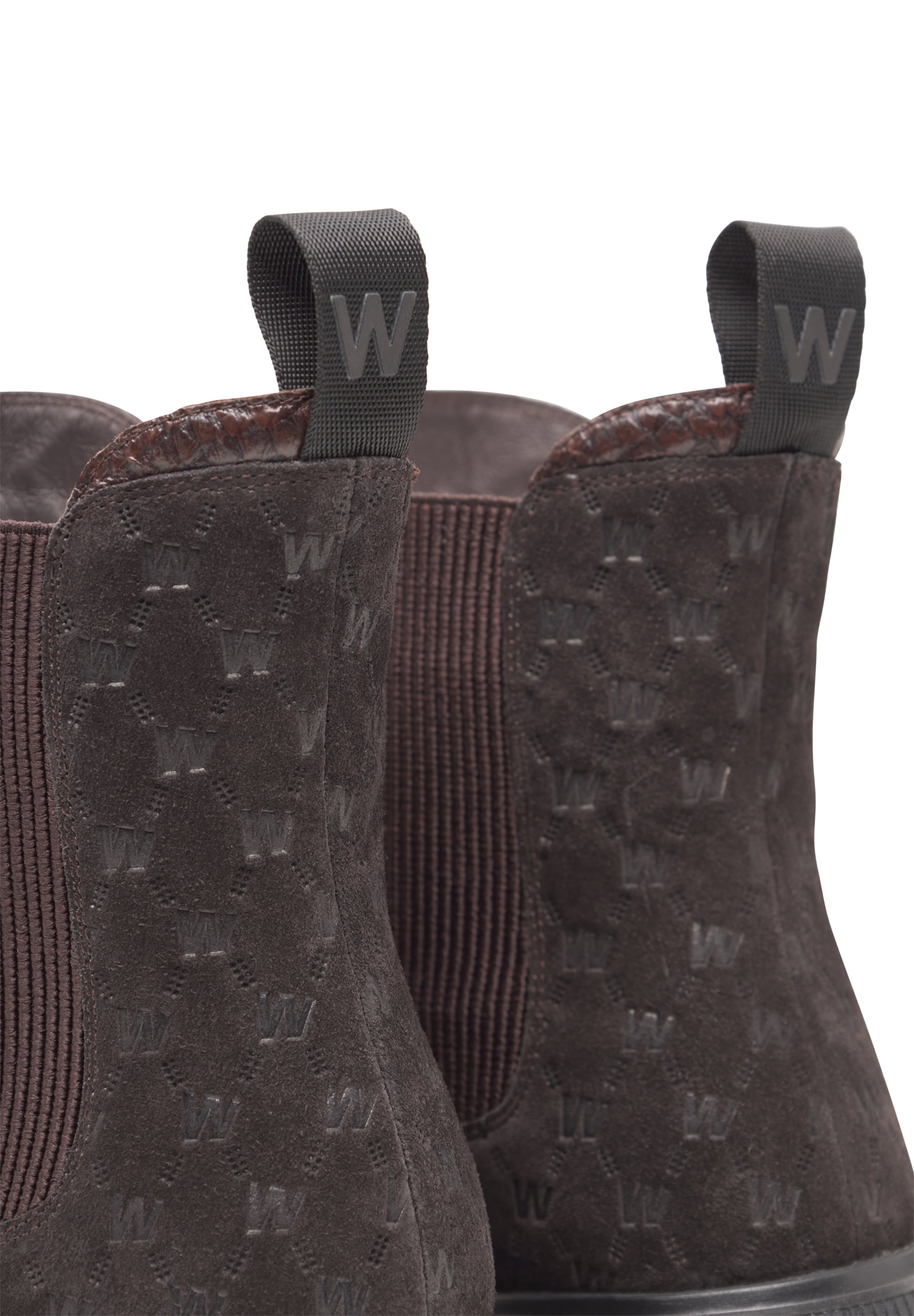 WODEN Chelsea boots 'Aya Warm' in Bruin