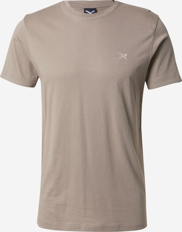 T-Shirt Iriedaily en beige : devant