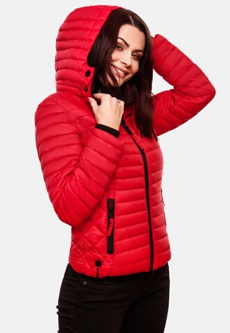 MARIKOO Between-Season Jacket 'Samtpfote' in Red