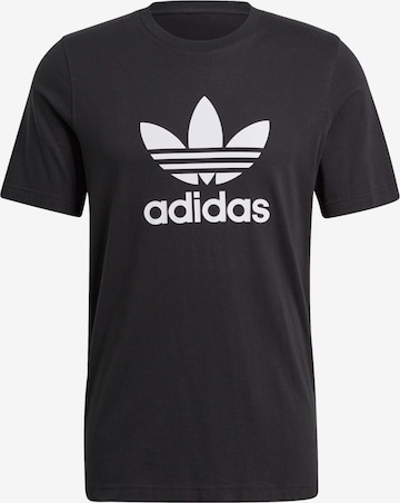 ADIDAS ORIGINALS Shirt in Black: front