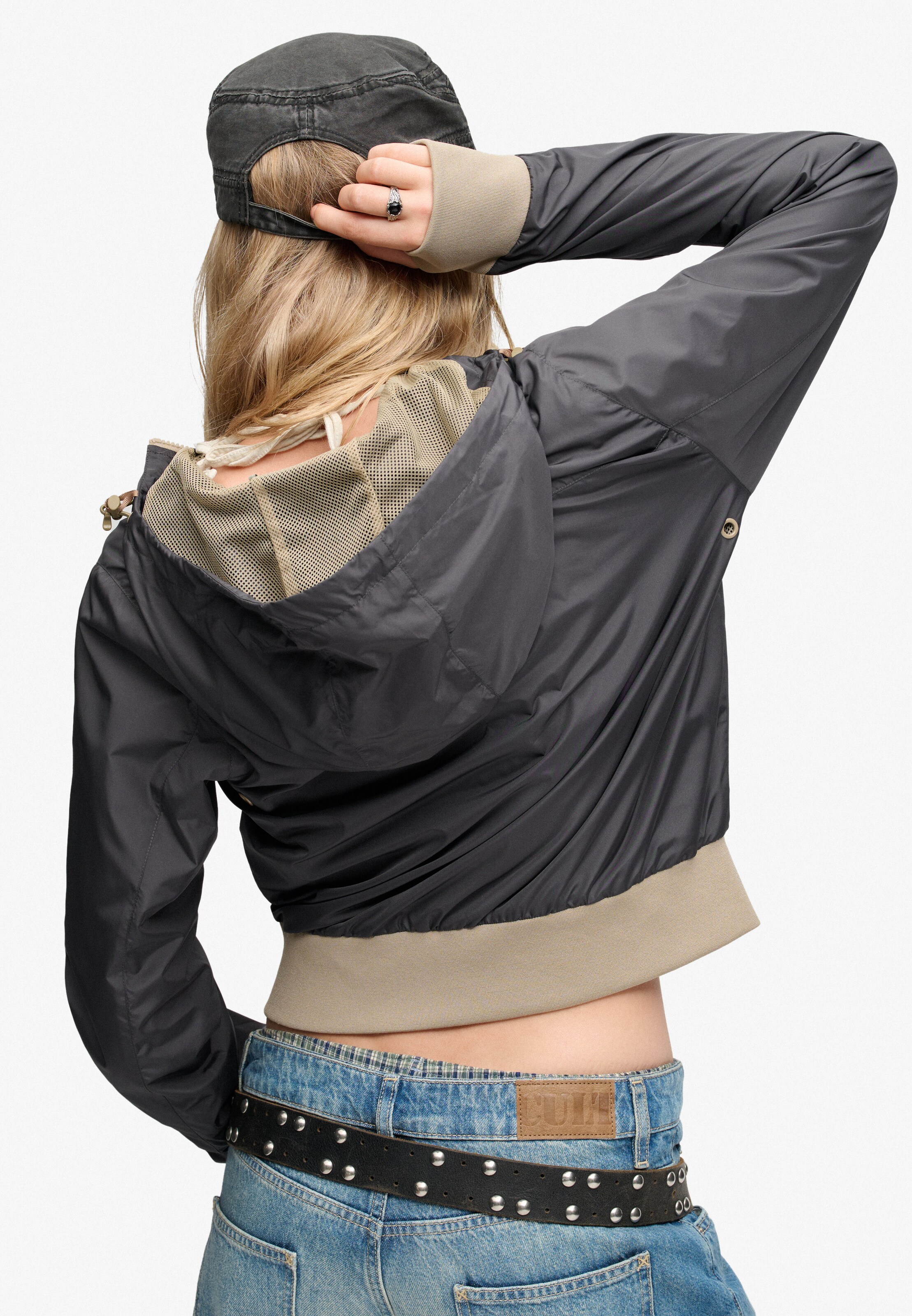 Veste mi-saison 'Bench X Superdry & Co' Superdry & Co en gris