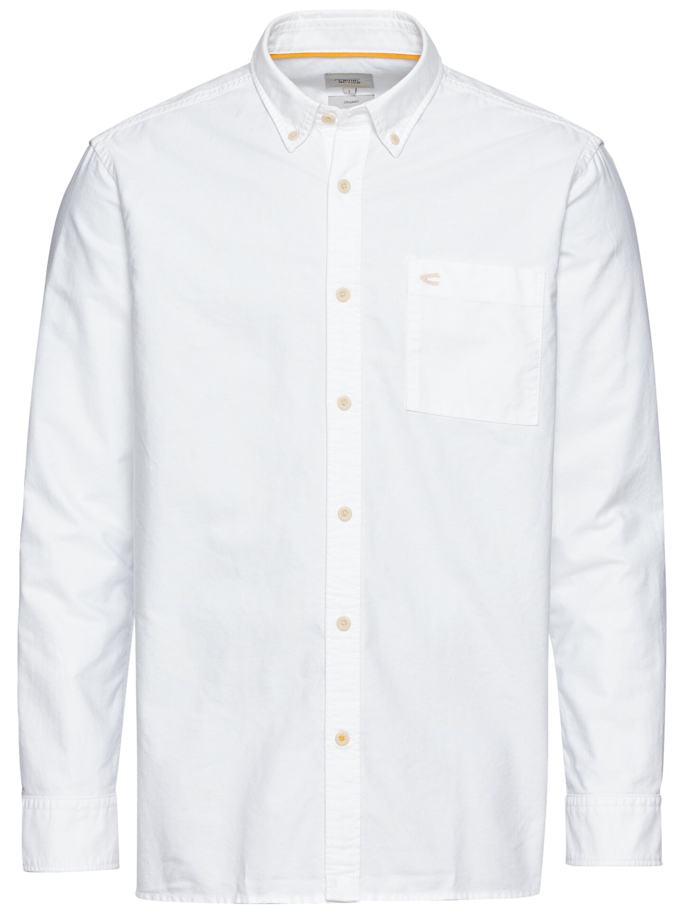 CAMEL ACTIVE Regular fit Button Up Shirt in White: front