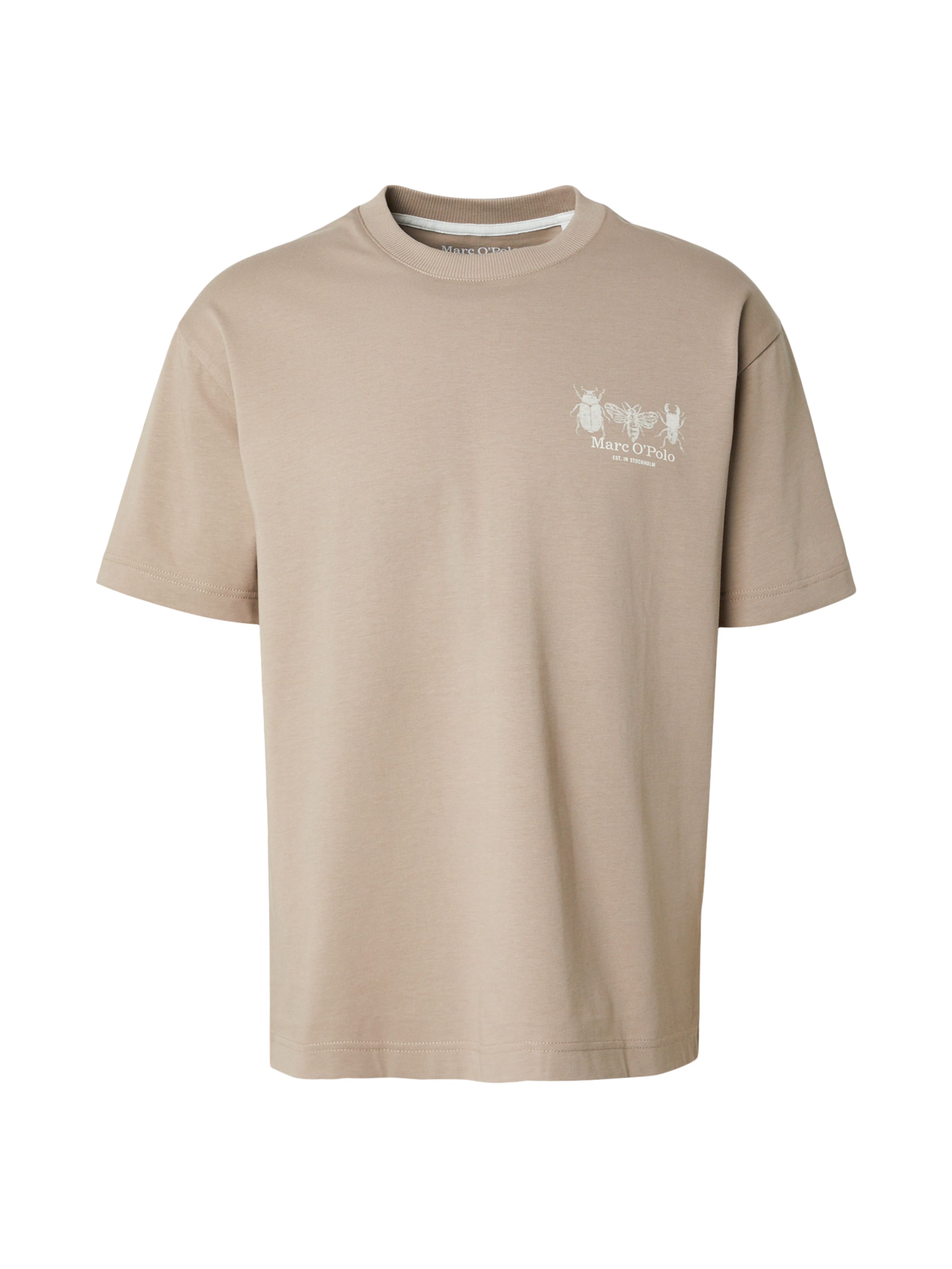 Marc O'Polo Shirt in Beige: front