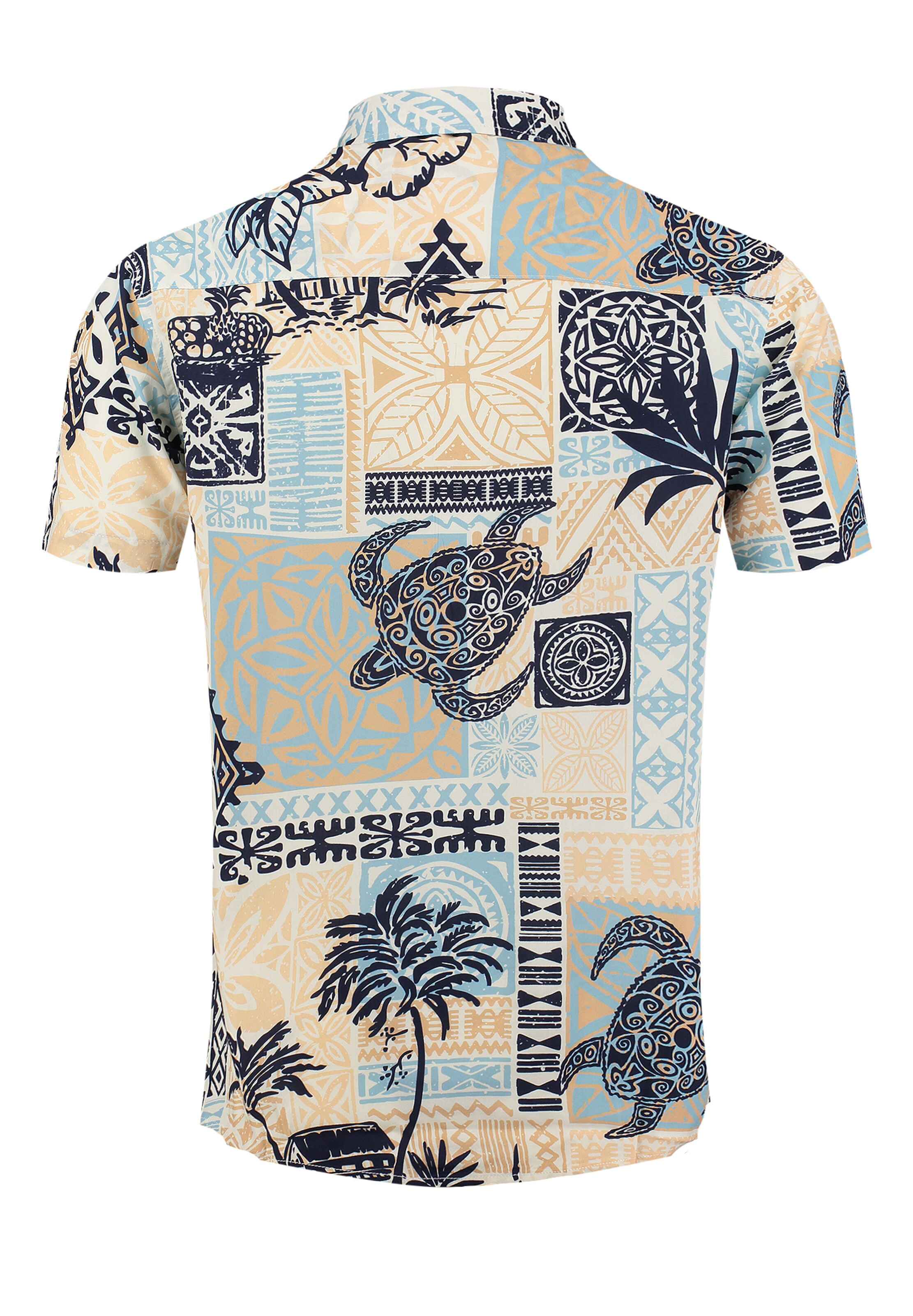 Key Largo Regular fit Πουκάμισο για το γραφείο ' KLTAHITI ' σε μπεζ