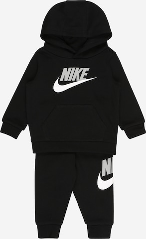 Nike Sportswear Joggingdragt i sort: forside