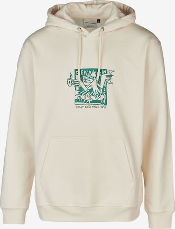 Cleptomanicx Sweatshirt 'Early Birds' in Beige: front