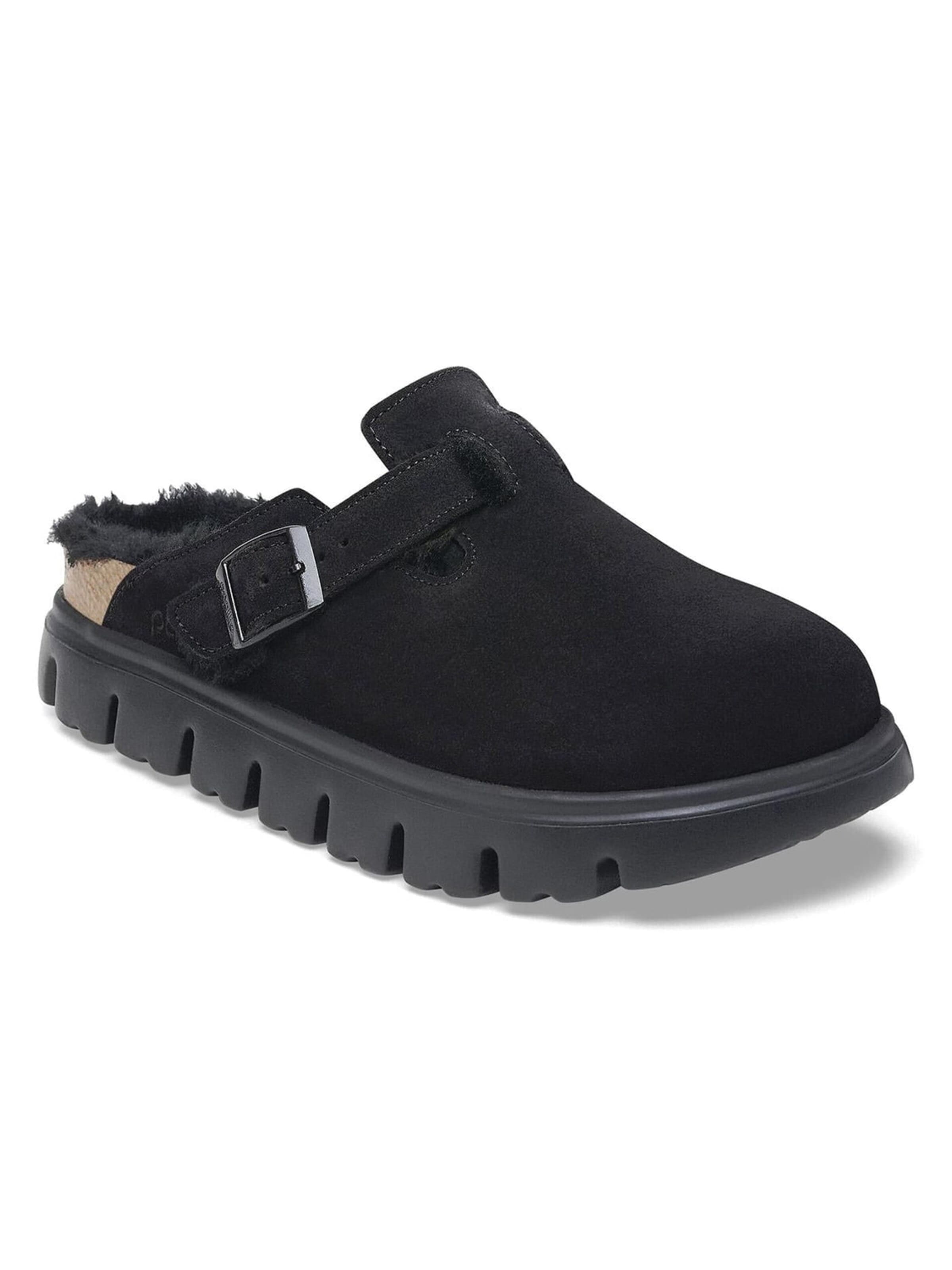 BIRKENSTOCK Pantolette‌‌‌‌‌‌‌ in Schwarz: Vorderseite