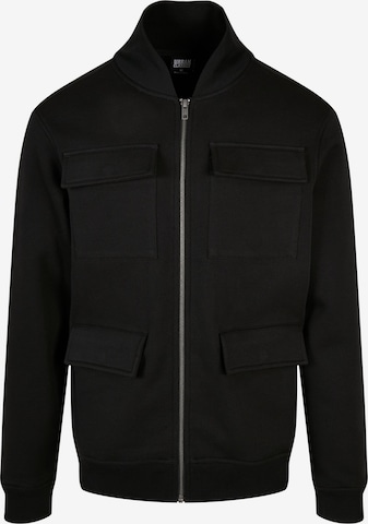 Urban Classics Collegetakki 'M65' värissä musta: etupuoli