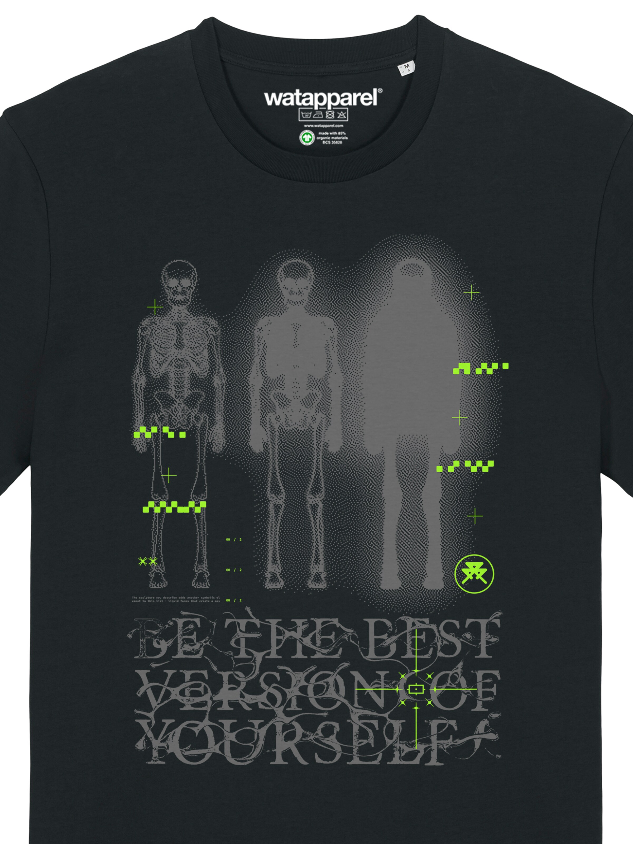 Maglietta 'Be The Best' di Watapparel in nero