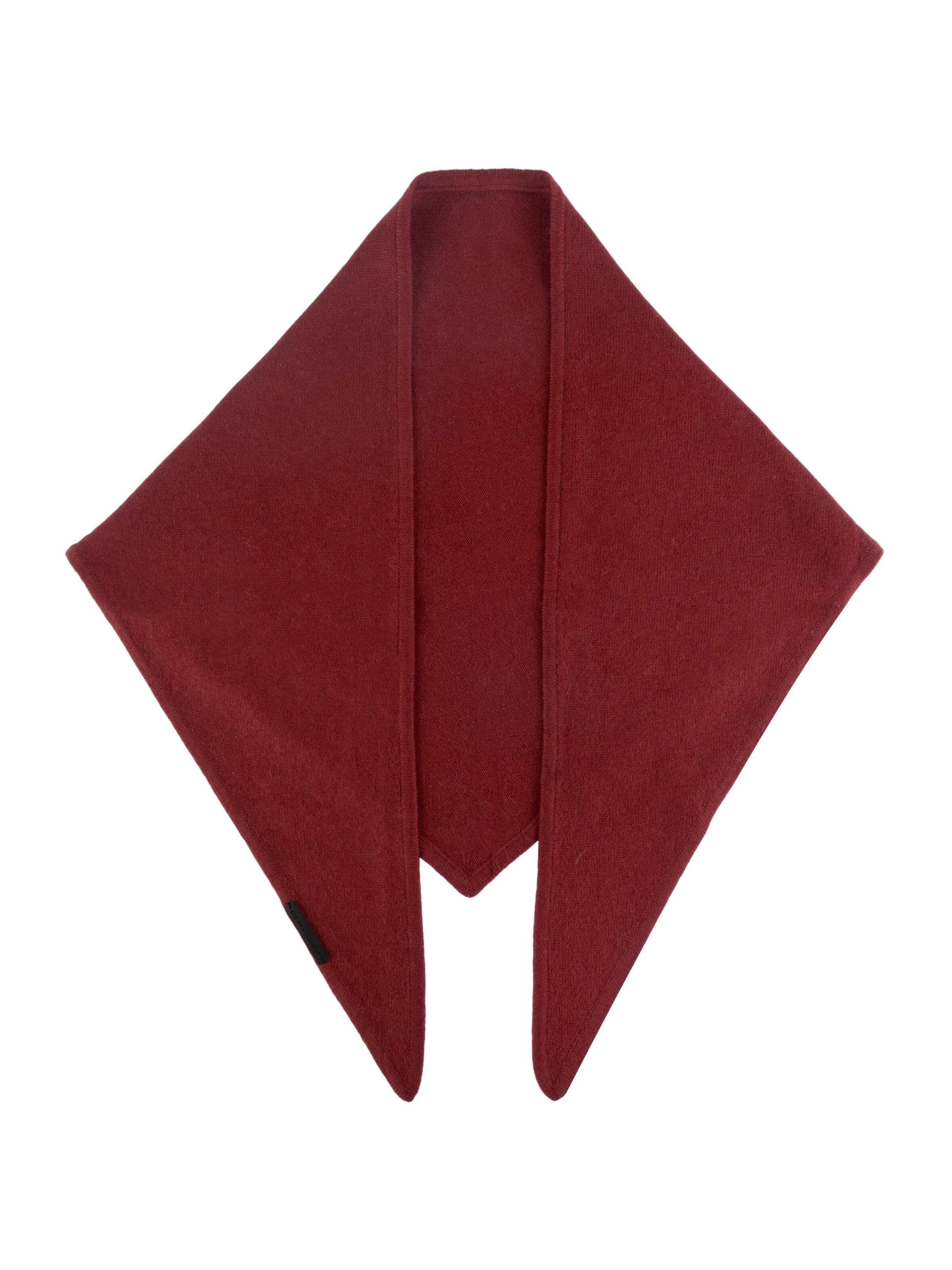Écharpe SILK & CASHMERE en rouge : devant