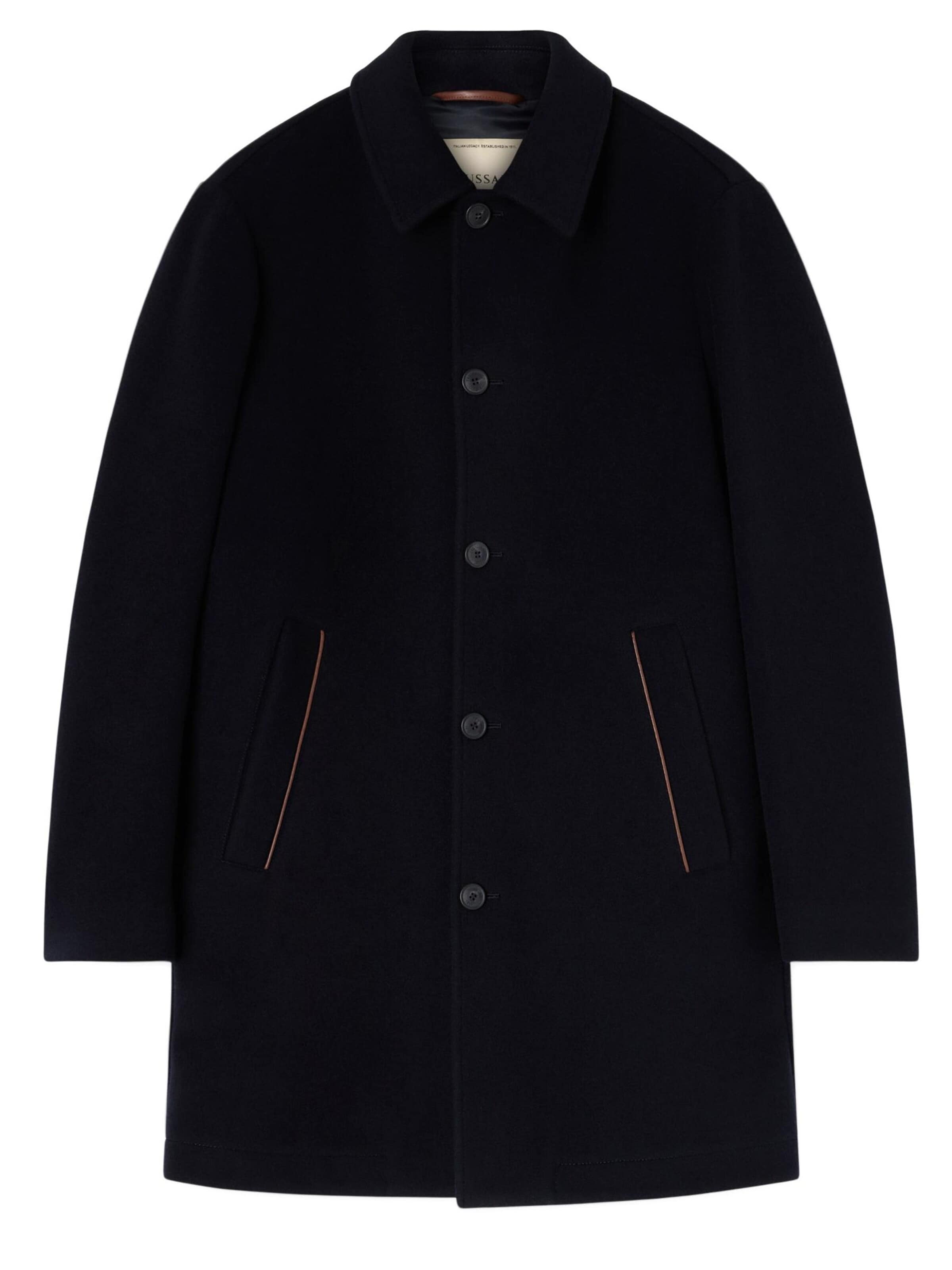 Trussardi Winterjas in Blauw: voorkant