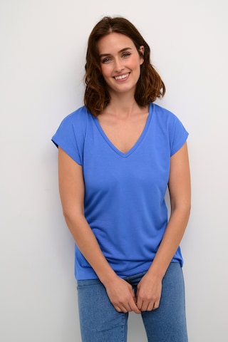 Kaffe - Camisa 'Lise' em azul: frente