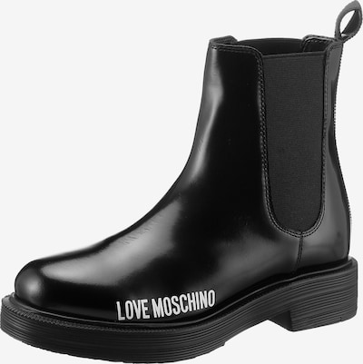Love Moschino Stiefelette in schwarz / weiß, Produktansicht