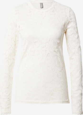 CULTURE Блуза 'Nicole' в бяло: отпред