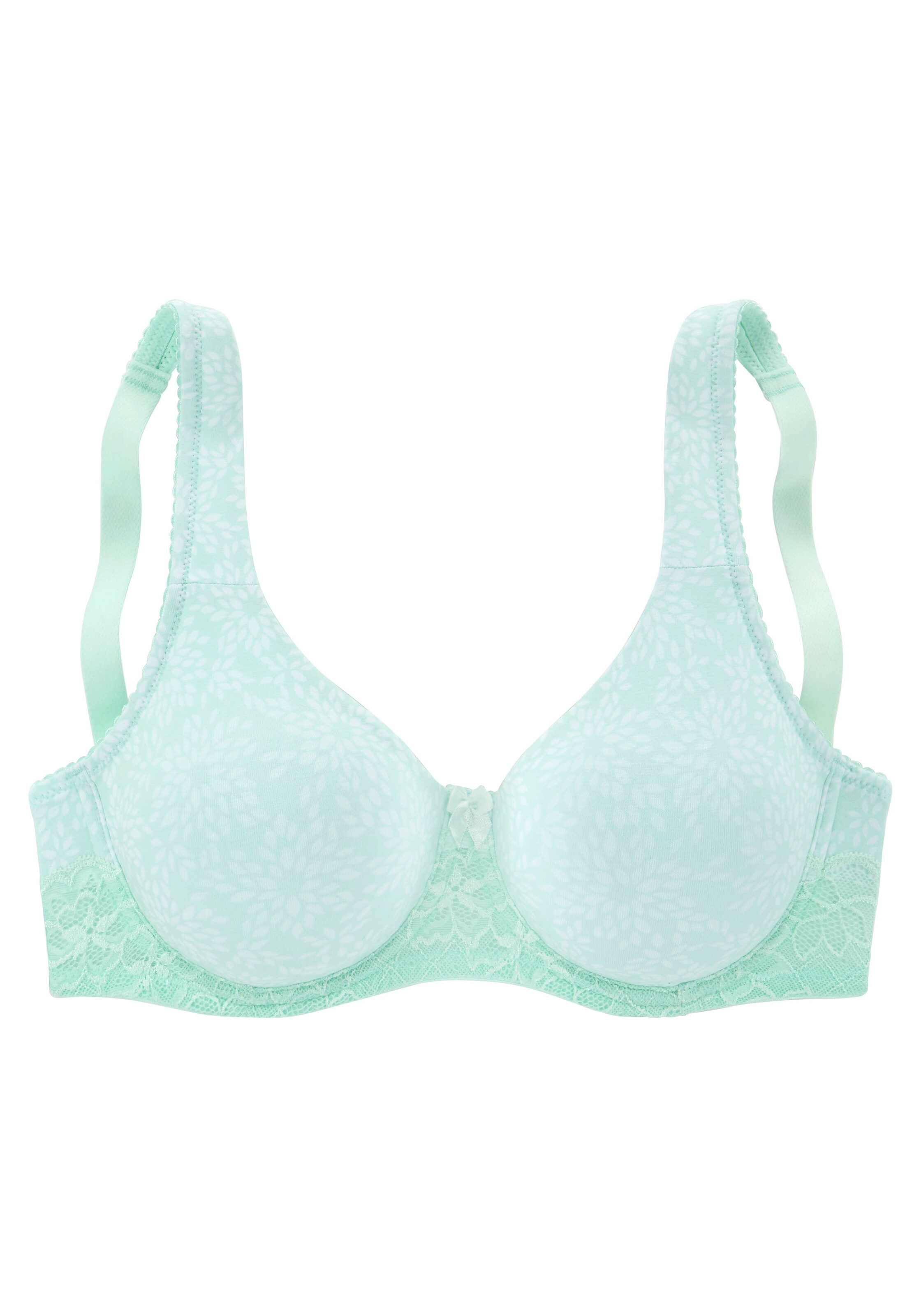 NUANCE T-shirt BH i grøn: forside