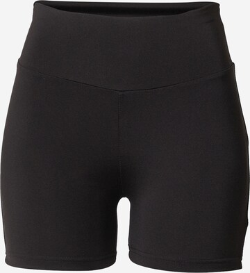 Urban Classics Skinny Leggings in Black: front