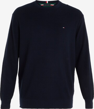 Tommy Hilfiger Big & Tall Sweater in Blue: front