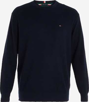 Tommy Hilfiger Big & Tall Trui in Blauw: voorkant