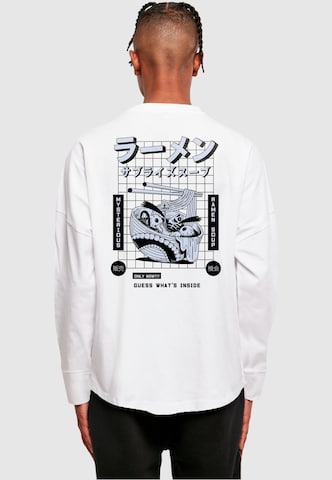 Merchcode Shirt 'TORC - Ramen Soup' in Wit: voorkant