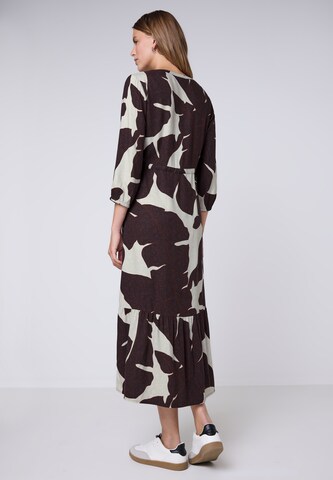 Street One Studio Summer Dress in Brown