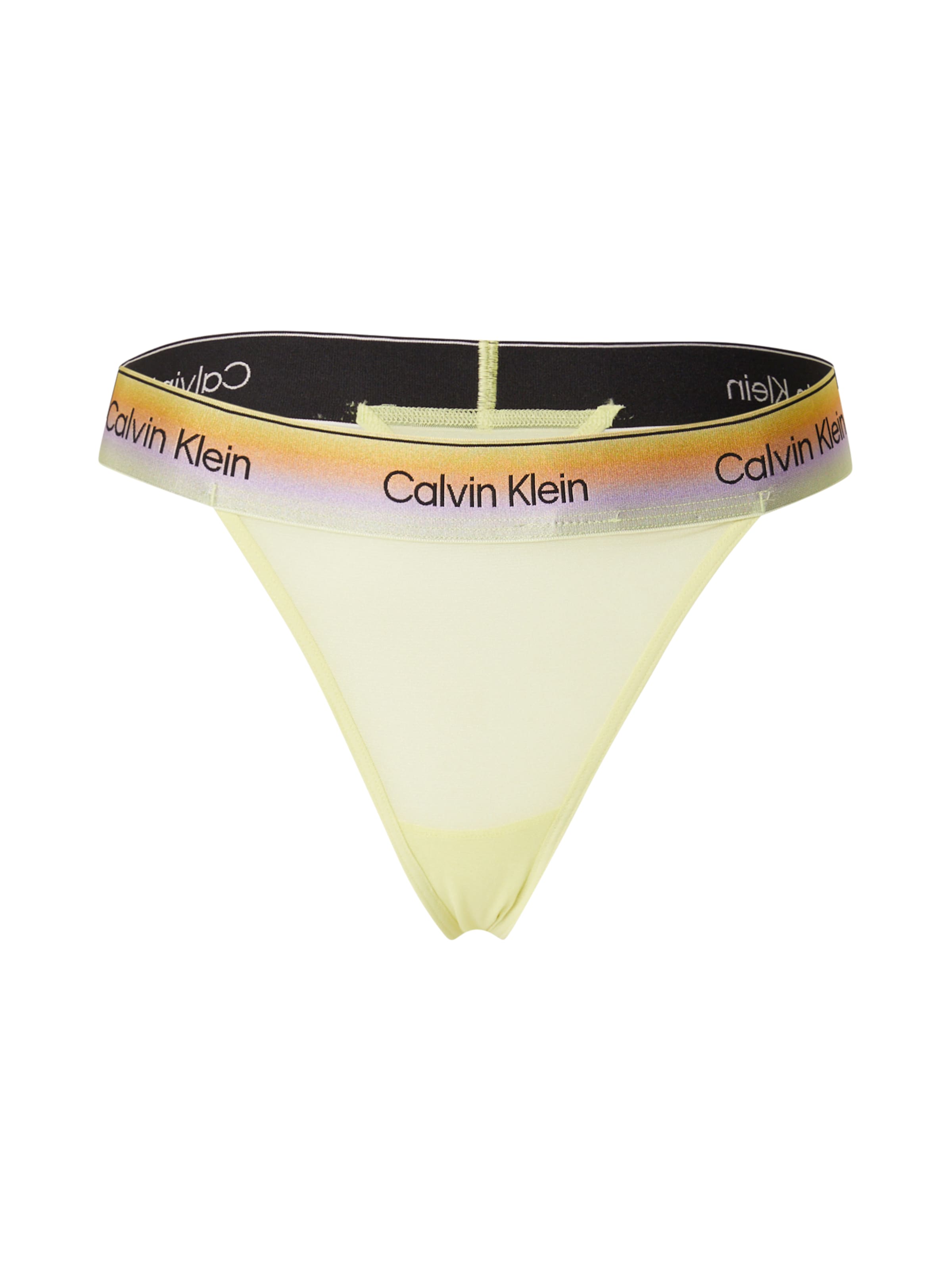 Calvin Klein Underwear Tanga – zelená: přední strana