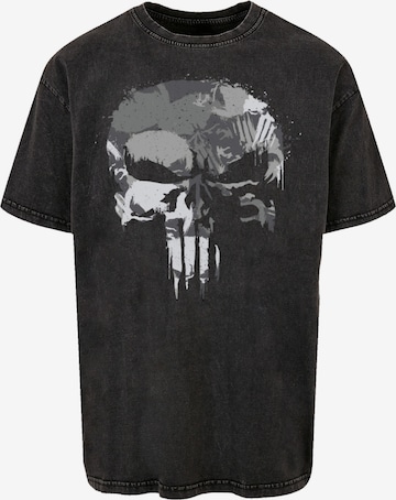 F4NT4STIC T-Shirt 'Marvel Punisher Skull' in Schwarz: predná strana