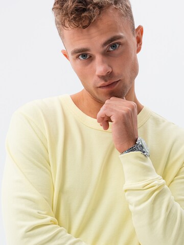 Ombre Sweatshirt 'B1146' in Yellow
