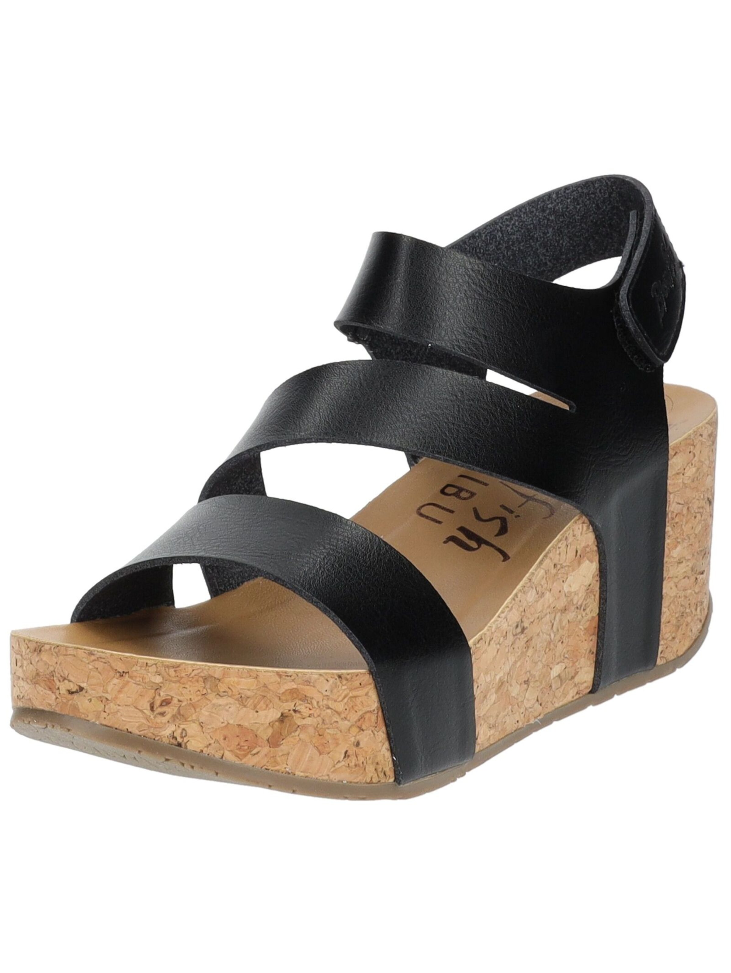 Sandalo di Blowfish Malibu in nero: frontale