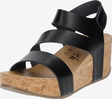 Sandales Blowfish Malibu en noir : devant