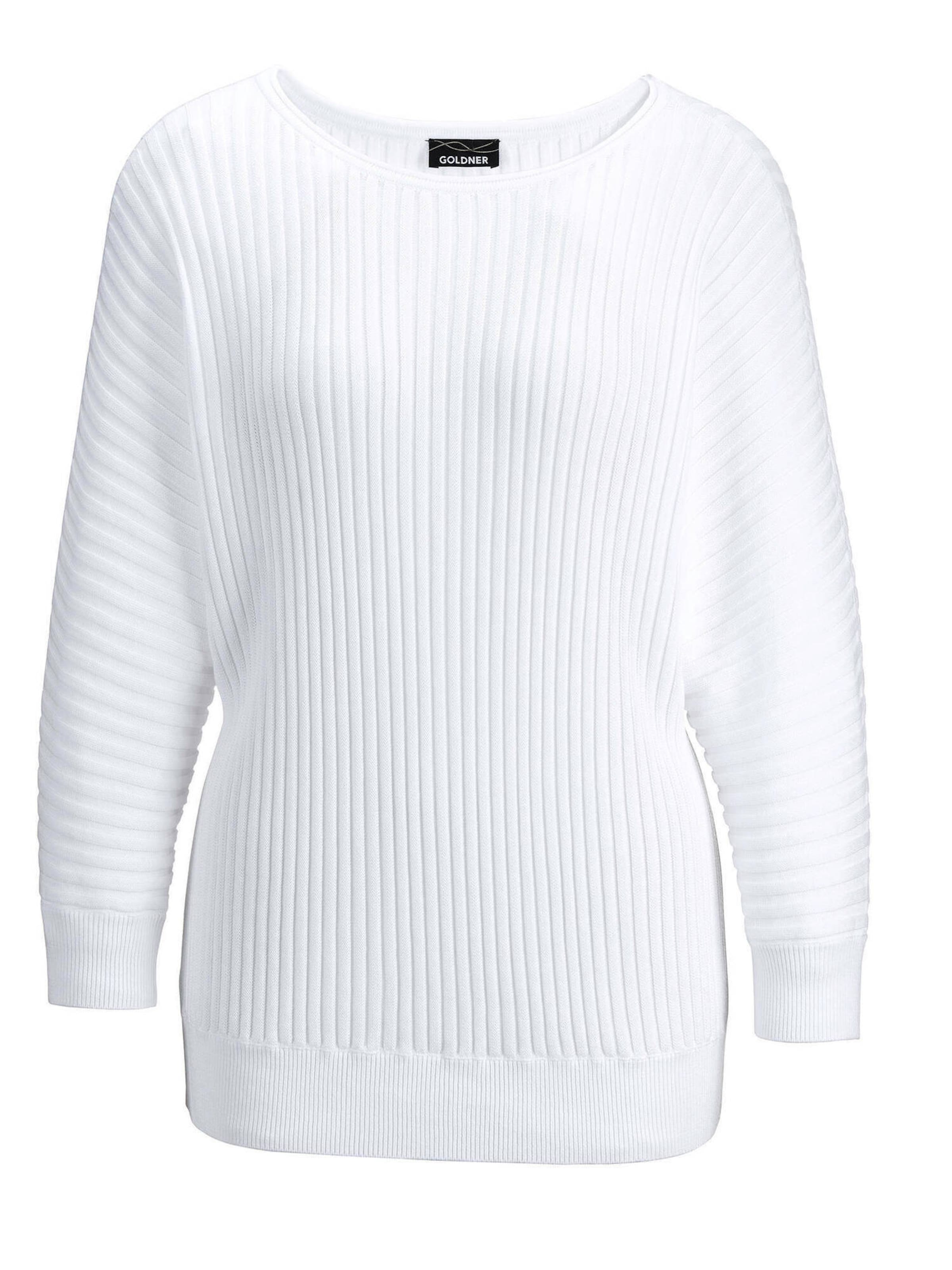Goldner Pull-over en blanc, Vue avec produit