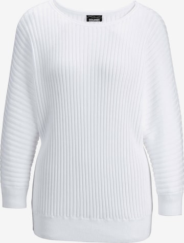 Pull-over Goldner en blanc : devant
